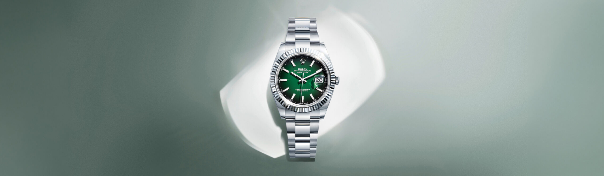 Oyster, 31 mm, Oystersteel, white gold and diamonds