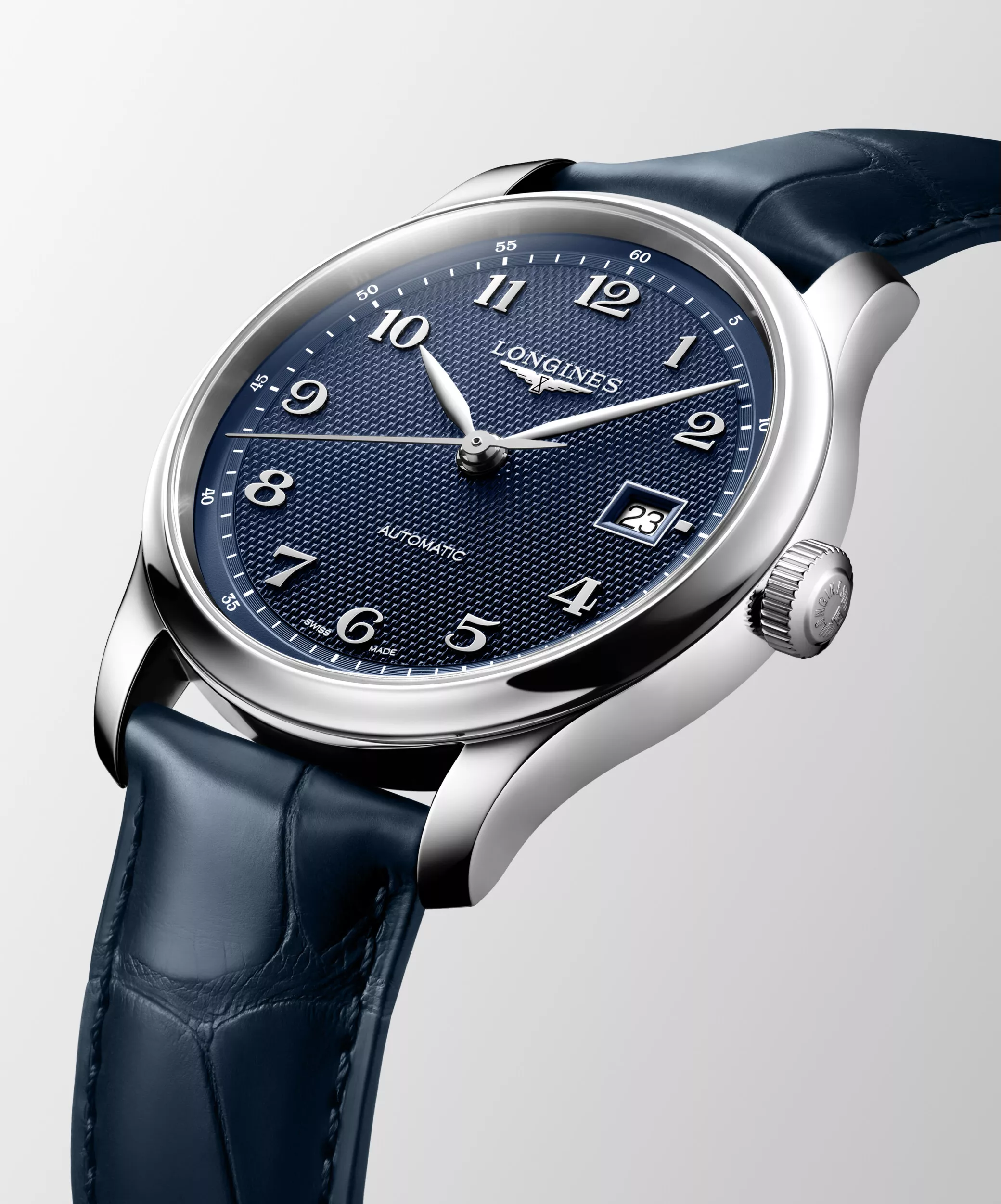 Longines L2.949.4.93.2 Side Profile Case Shot