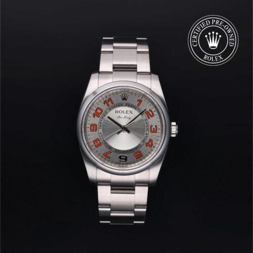 Rolex Certified Pre-Owned Air-King 34mm Oystersteel 2008 Reference 114200