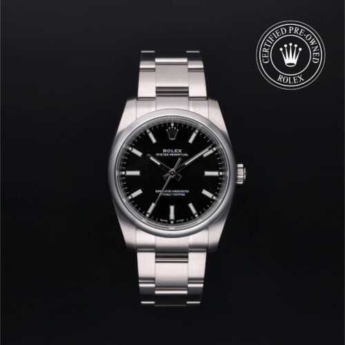 Rolex Certified Pre-Owned Oyster Perpetual 34mm Oystersteel 2020 Reference 114200