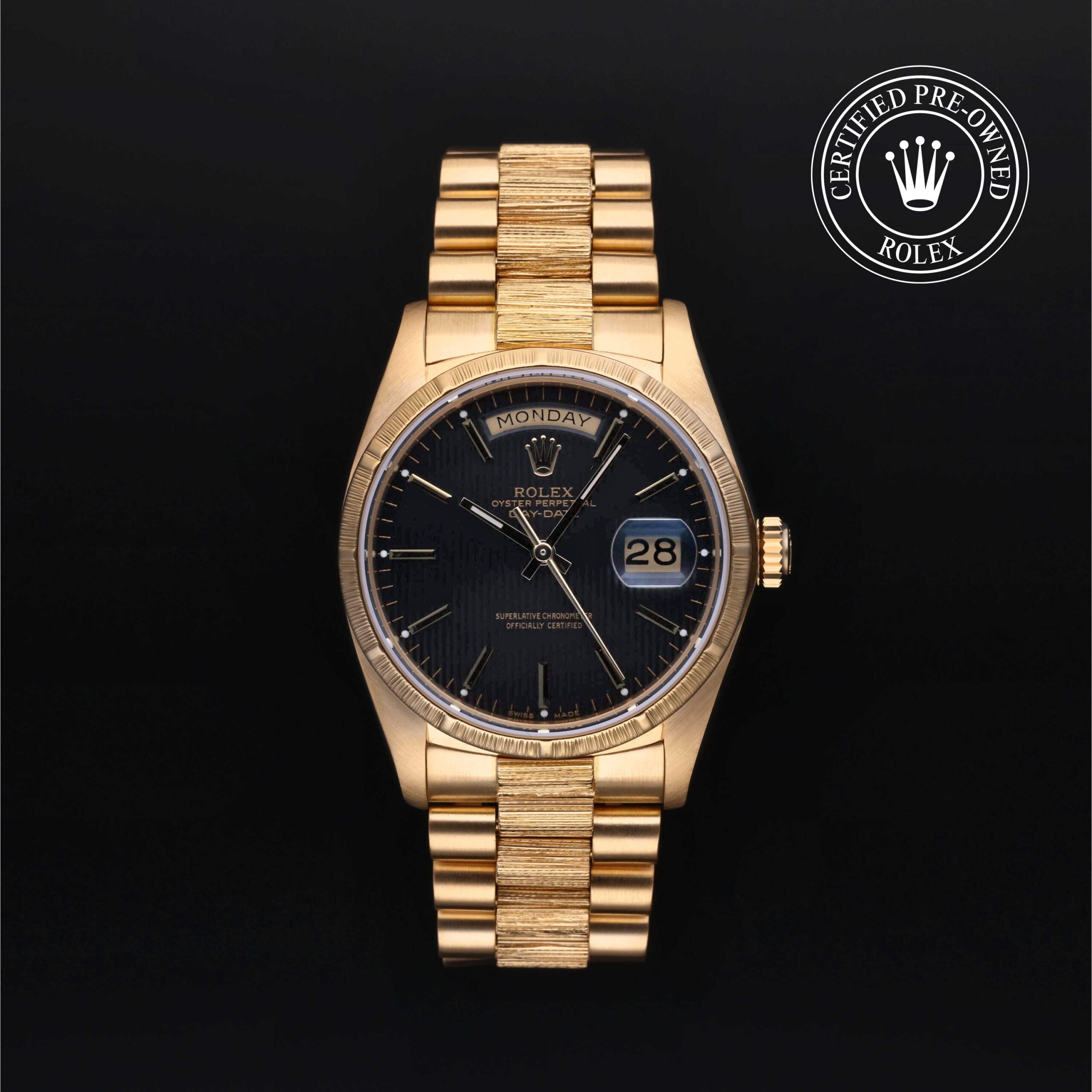 Rolex Certified Pre-Owned Day-Date 36mm 18 ct Yellow Gold 1984 Reference 18078