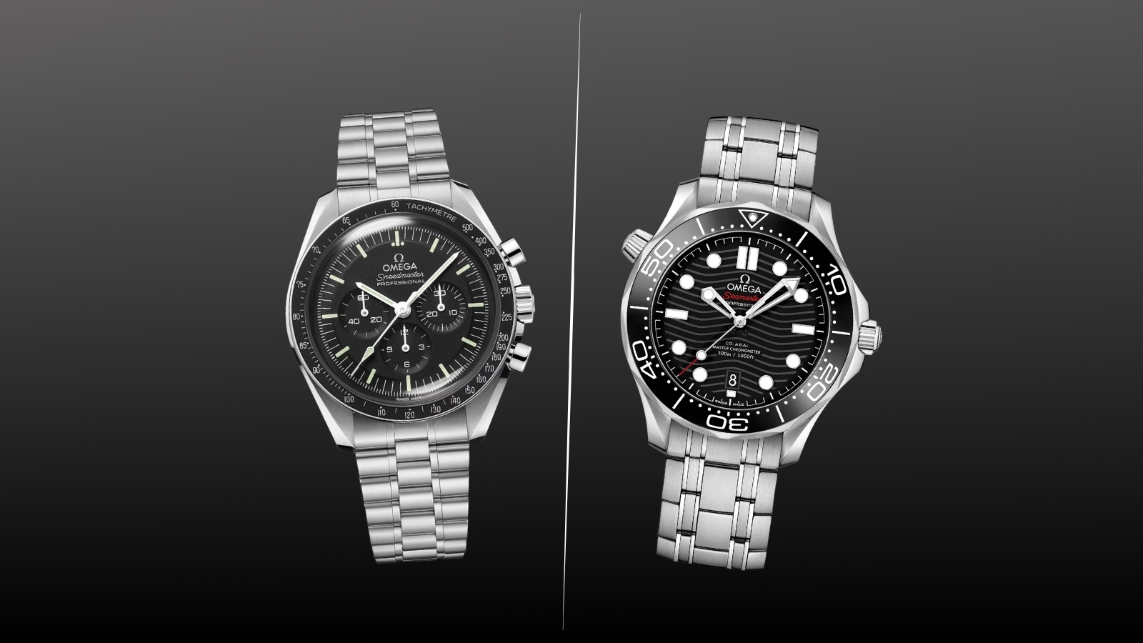Omega Speedmaster vs Seamaster