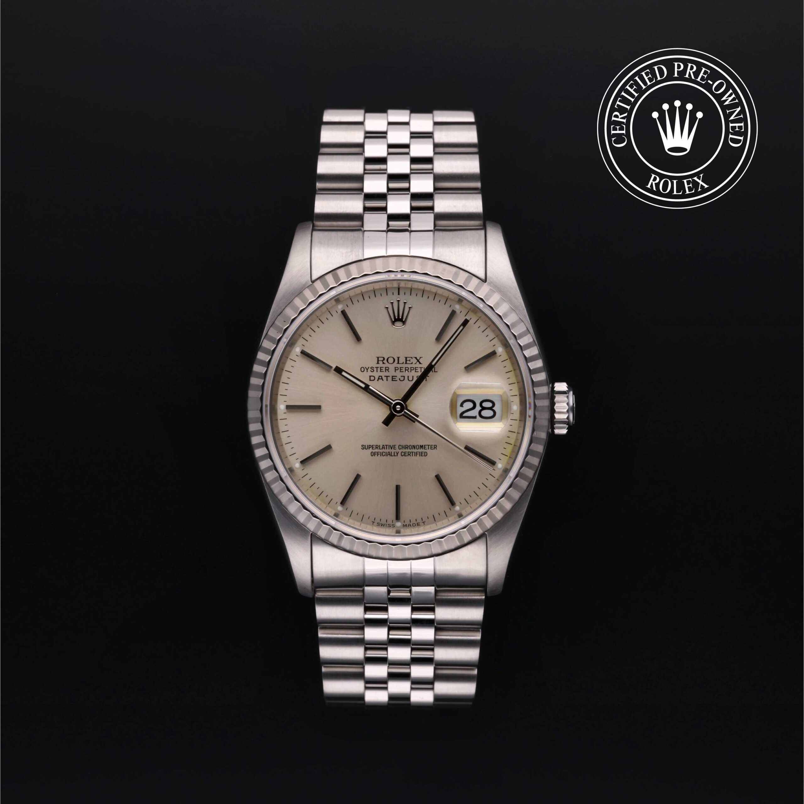 Rolex Certified Pre-Owned Datejust 36mm Oystersteel 1992 Reference 16234