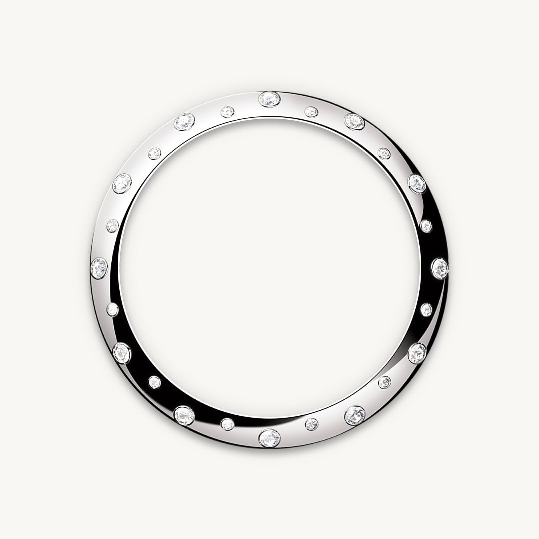 Diamond-set bezel