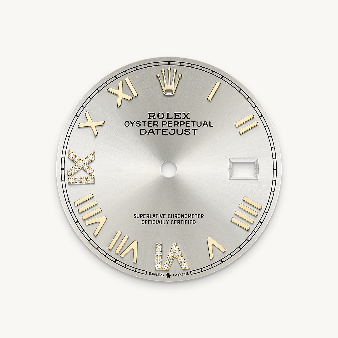 Silver dial