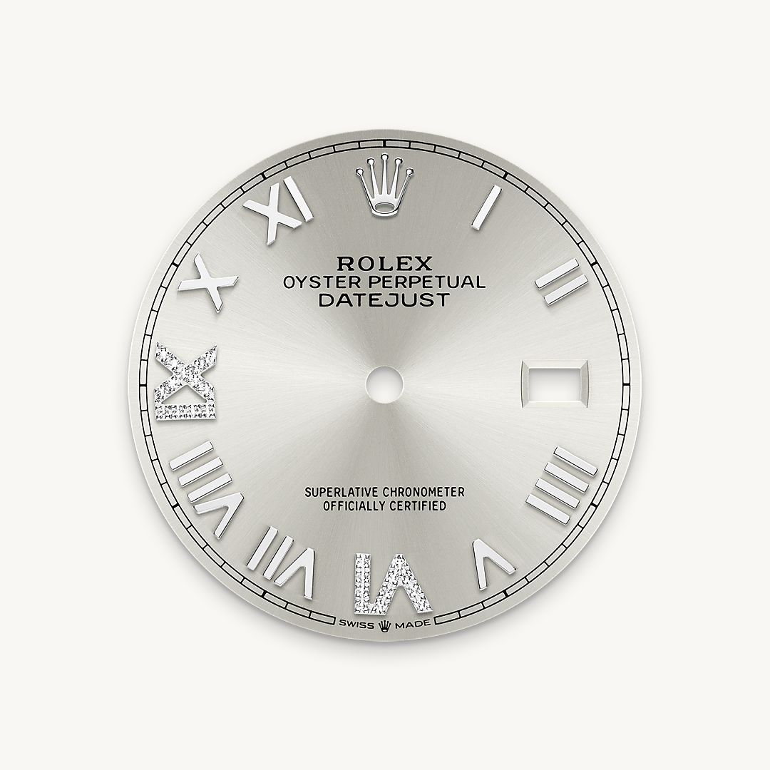 Silver dial