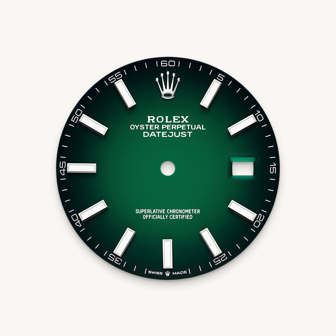 Green ombré dial
