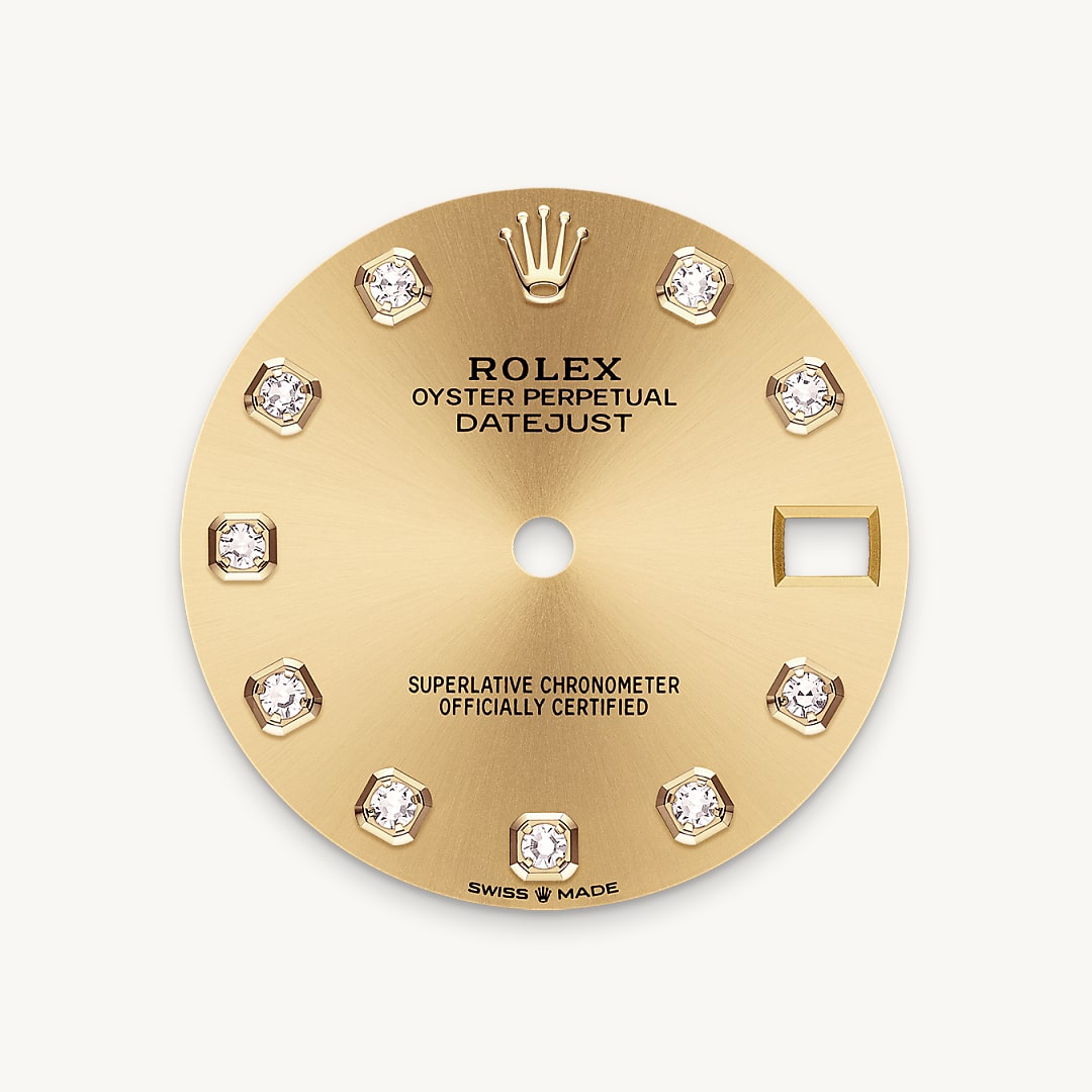 Champagne-colour dial