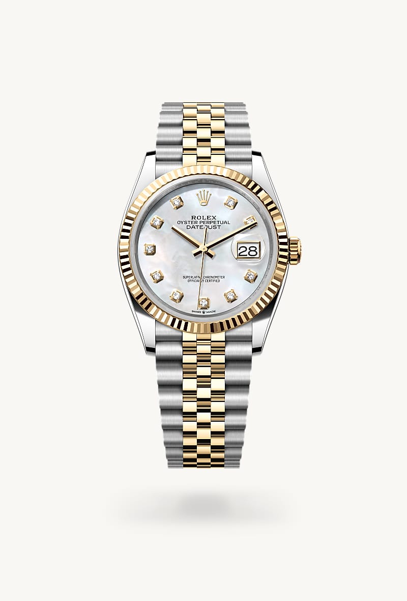 Oyster, 36 mm, Oystersteel and yellow gold