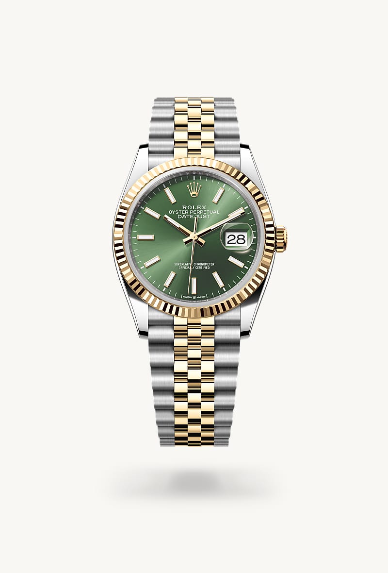 Oyster, 36 mm, Oystersteel and yellow gold