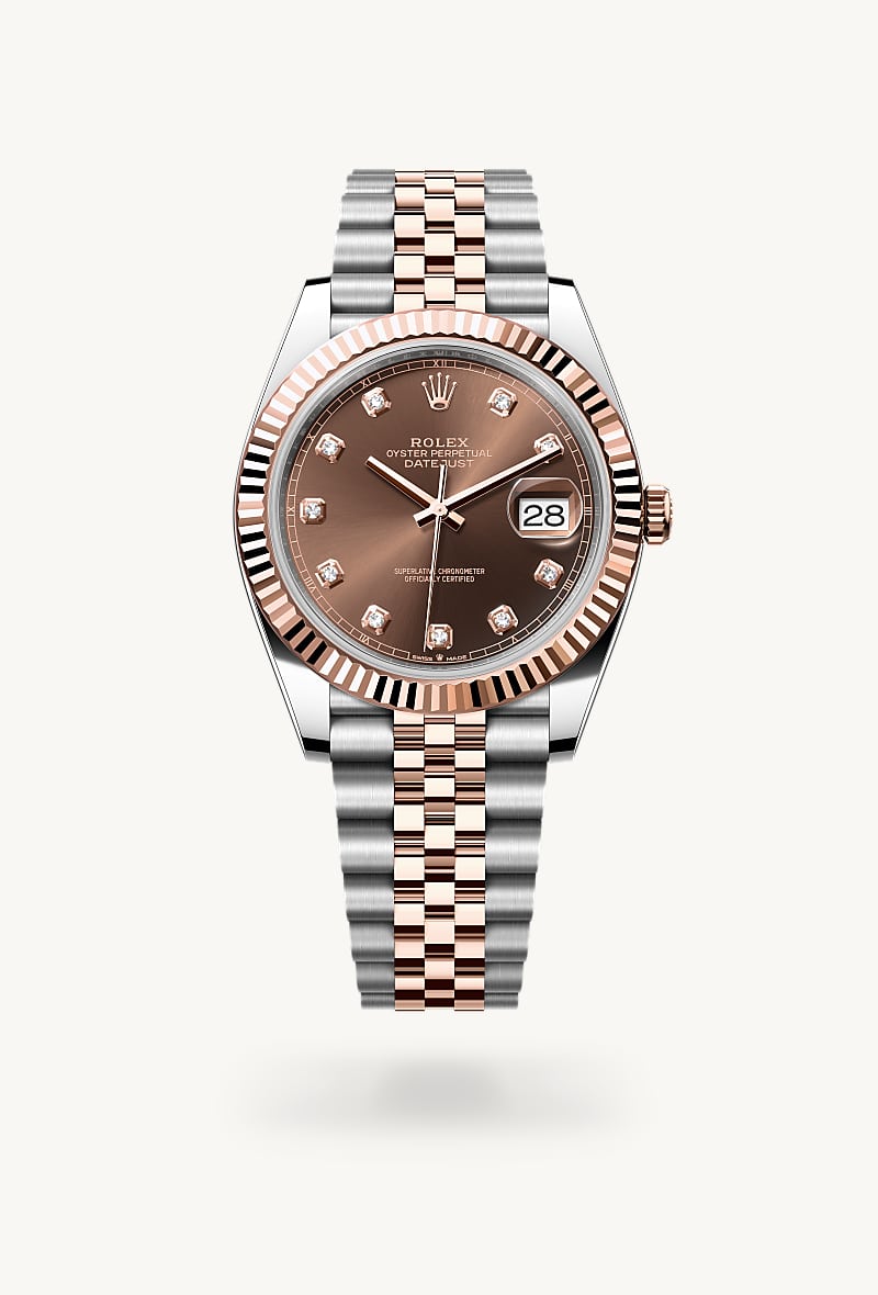 Oyster, 41 mm, Oystersteel and Everose gold