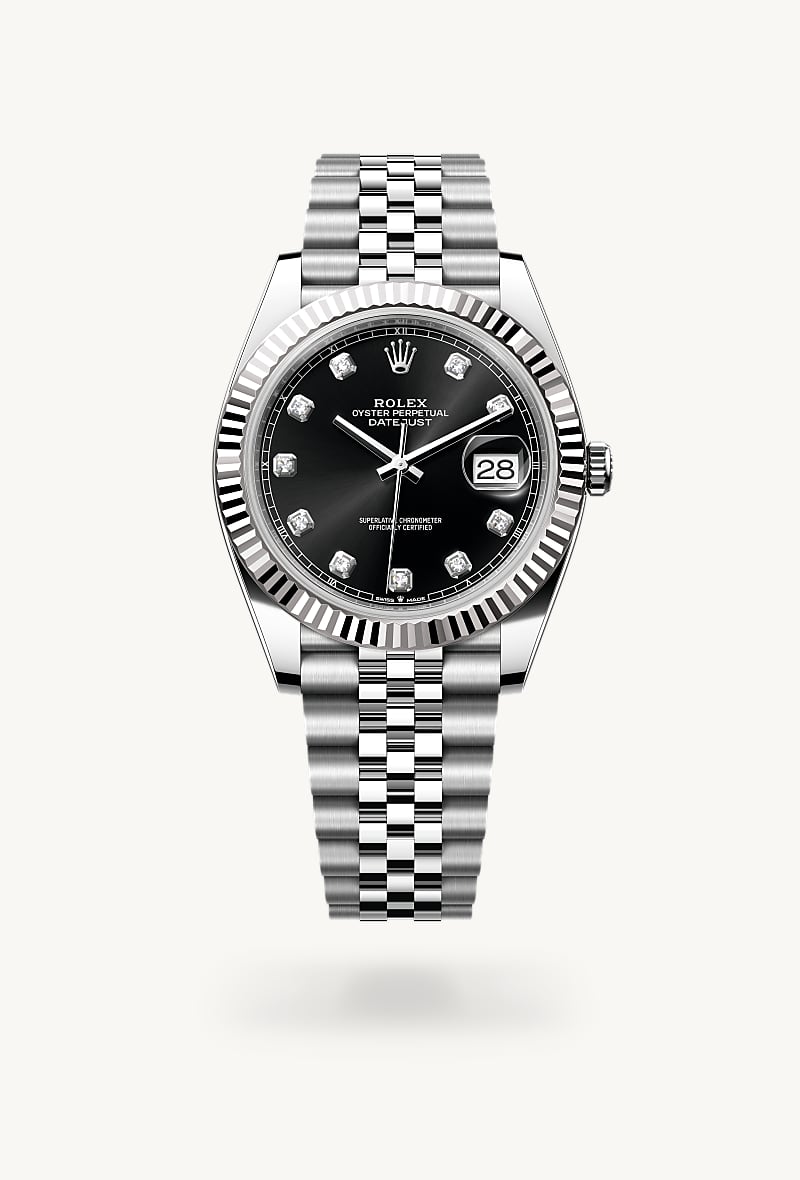 Oyster, 41 mm, Oystersteel and white gold