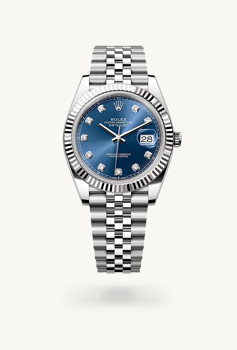 Oyster, 41 mm, Oystersteel and white gold