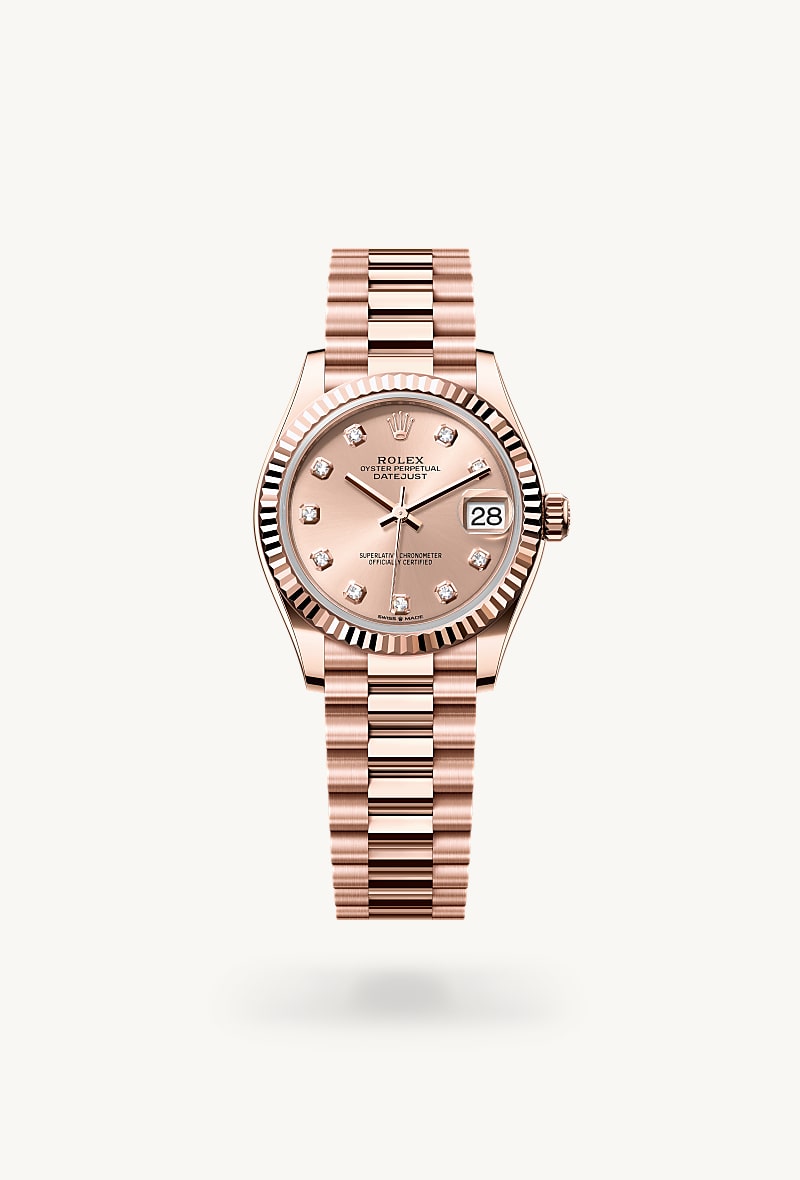 Oyster, 31 mm, Everose gold