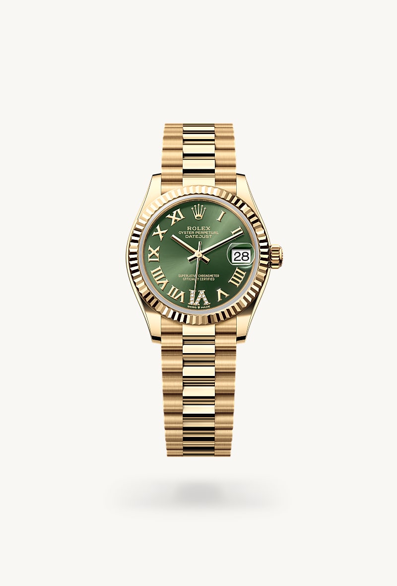 Oyster, 31 mm, yellow gold