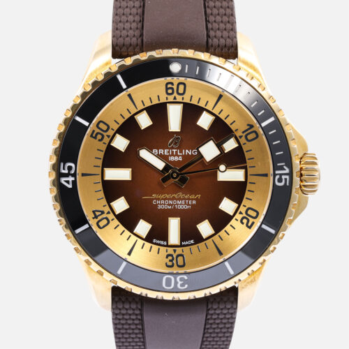 Front view of a pre-owned Breitling Superocean Automatic 44 (Ref. N17376201Q1S1)