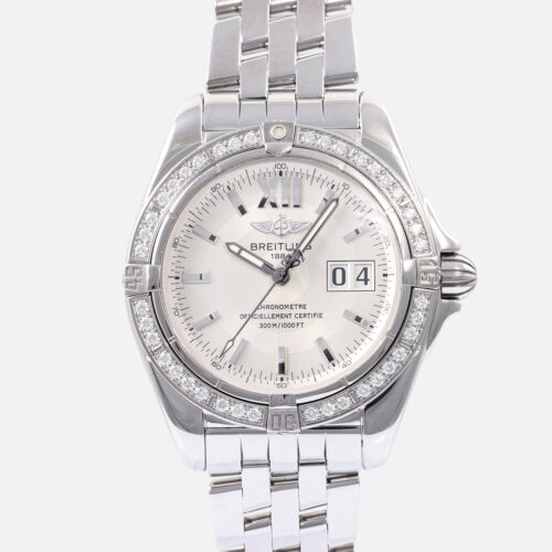 Front view of a pre-owned Breitling Cockpit Big Date 41mm (Ref. A49350)