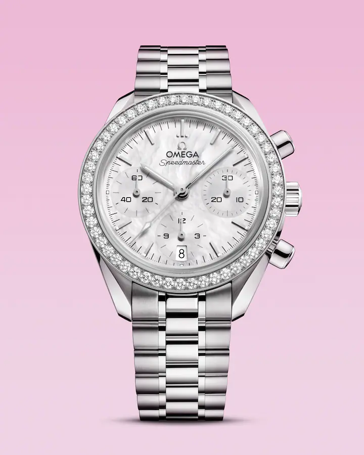 Speedmaster 38 diamond bezel