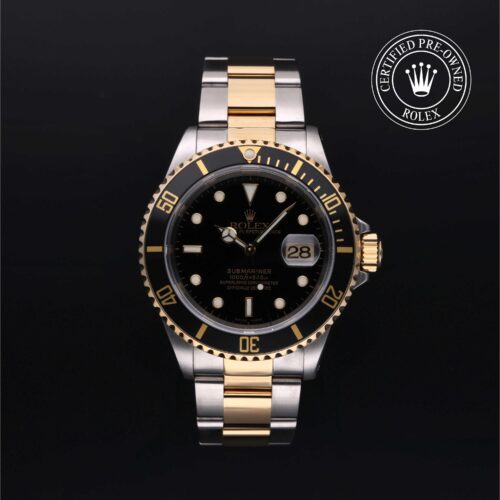 Rolex Certified Pre-Owned Submariner Date 40mm Yellow Rolesor 2000 Reference 16613LN