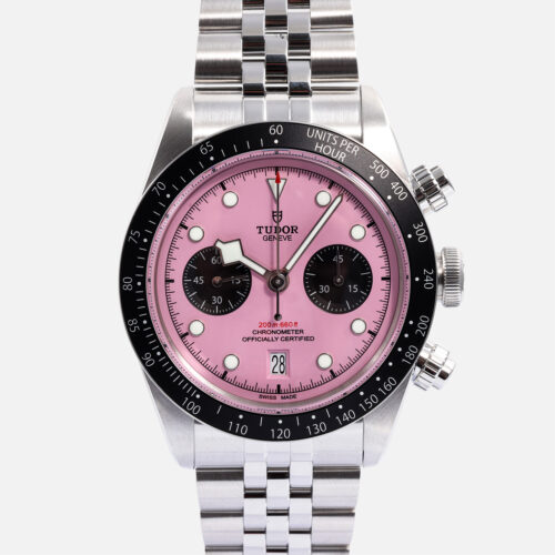 Front view of a pre-owned Tudor Black Bay Chrono 41mm (Ref. 79360N-0019)
