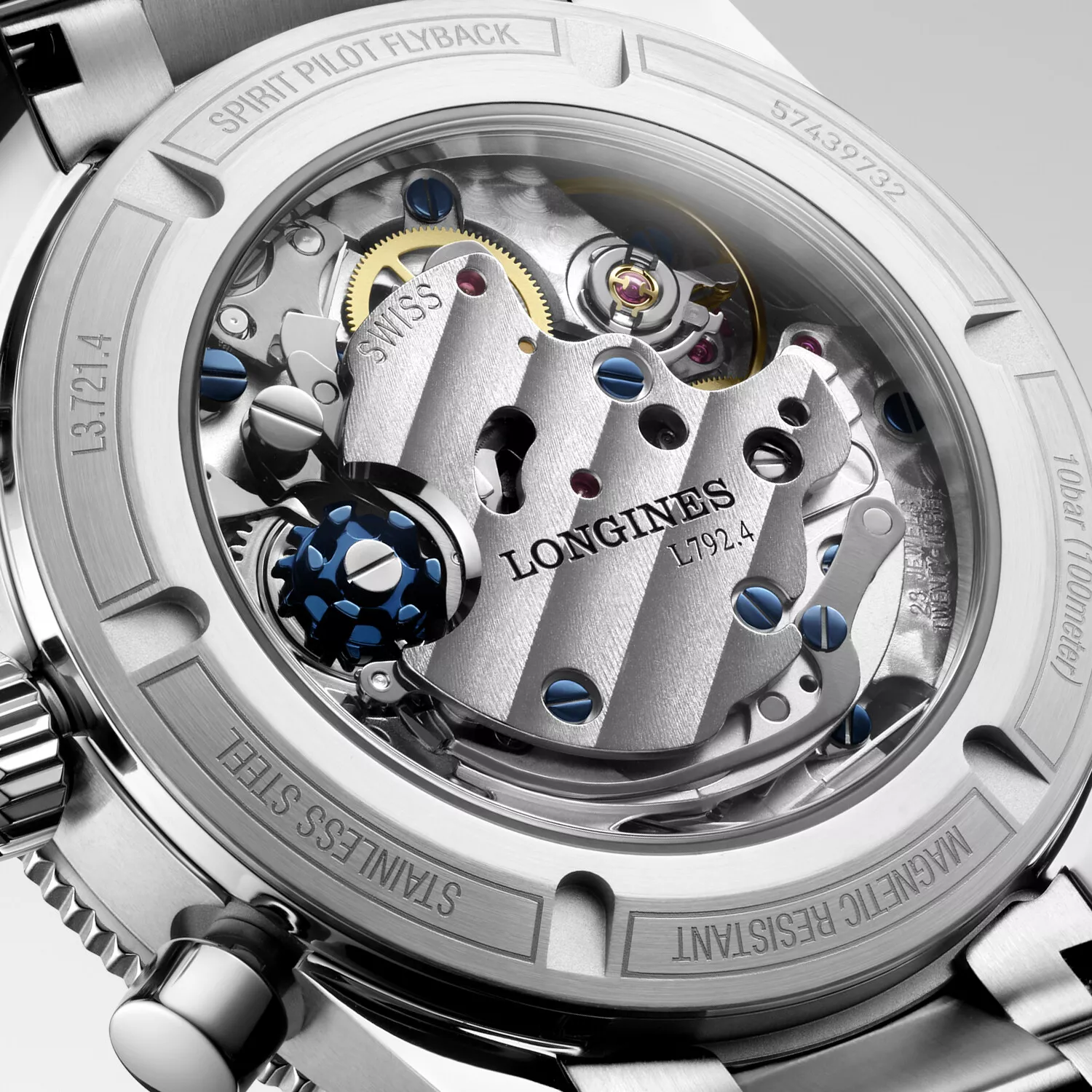 Longines spirit flyback caseback