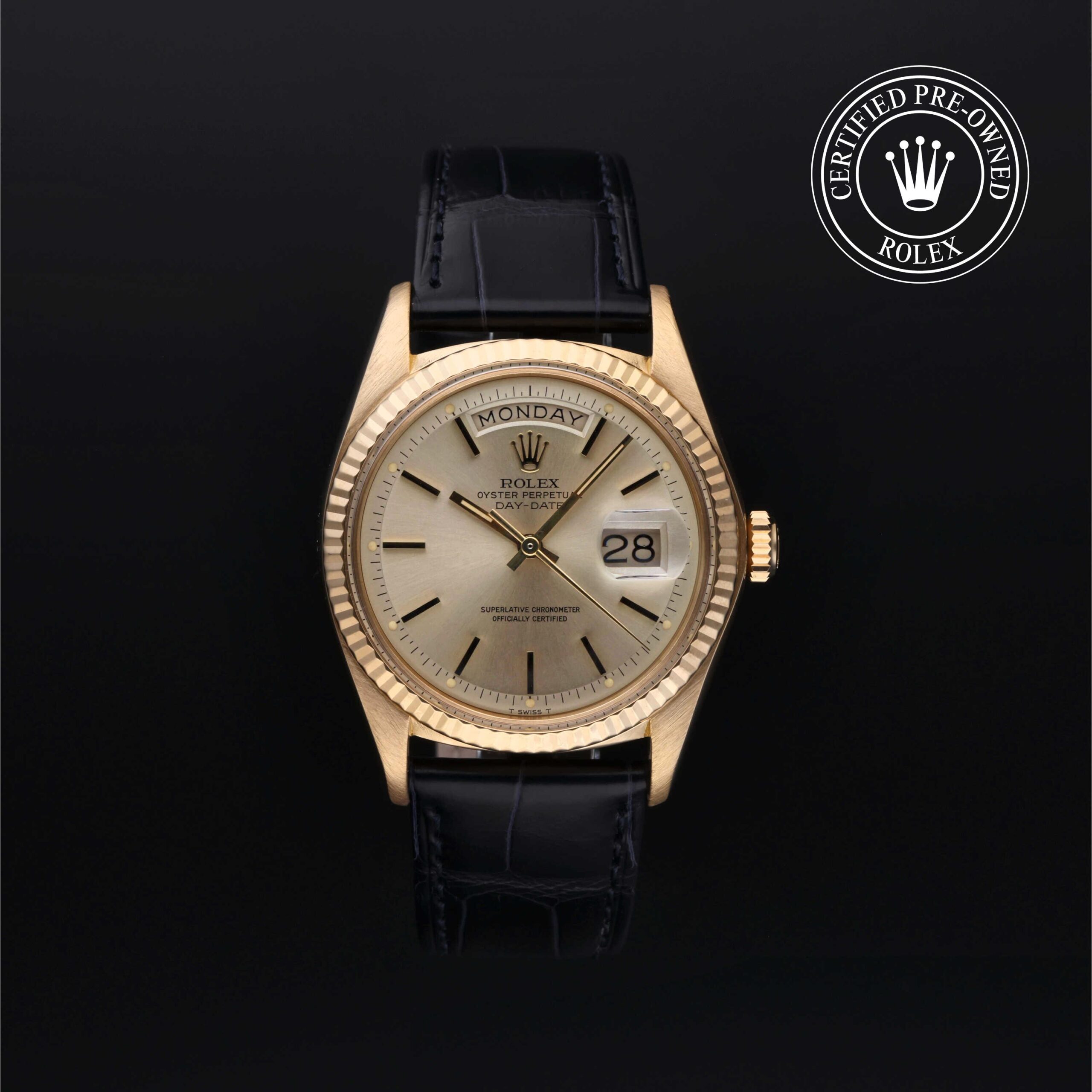 Rolex Certified Pre-Owned Day-Date 36mm Yellow Gold Reference 1803/8