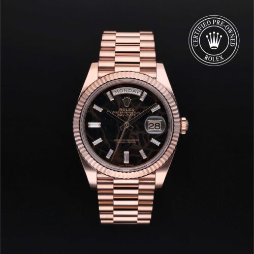 Rolex Certified Pre-Owned Day-Date 40mm Everose Gold 2024 Reference 228235