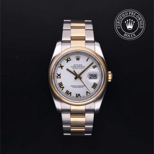 Rolex Certified Pre-Owned Datejust 36mm Yellow Rolesor 2019 Reference 116203
