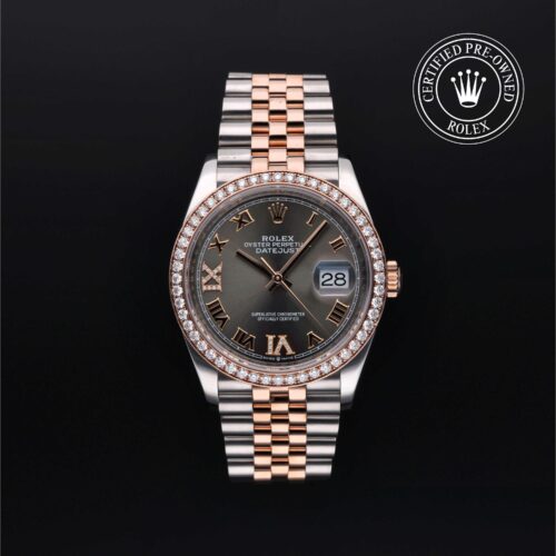 Rolex Certified Pre-Owned Datejust 36mm Everose Rolesor 2019 Reference 126281RBR