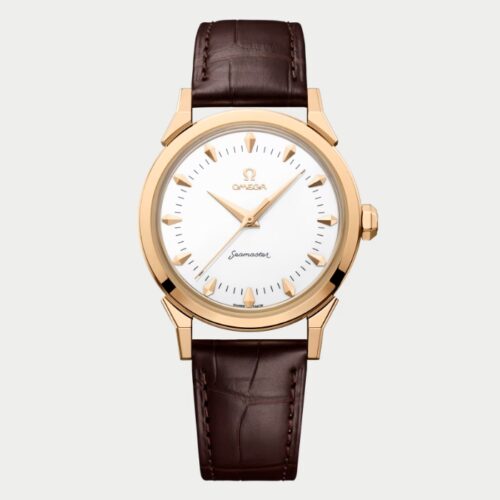 Omega Seamaster 37 mm 37 mm, Moonshine™ gold on alligator
