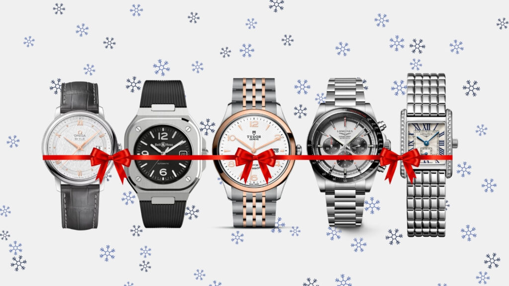 Bell & Ross, Omega, Tudor, Longines watches together