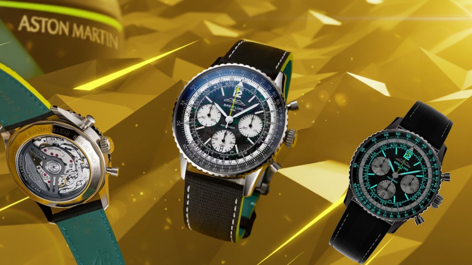 Navitimer B01 Chronograph 43 Aston Martin banner