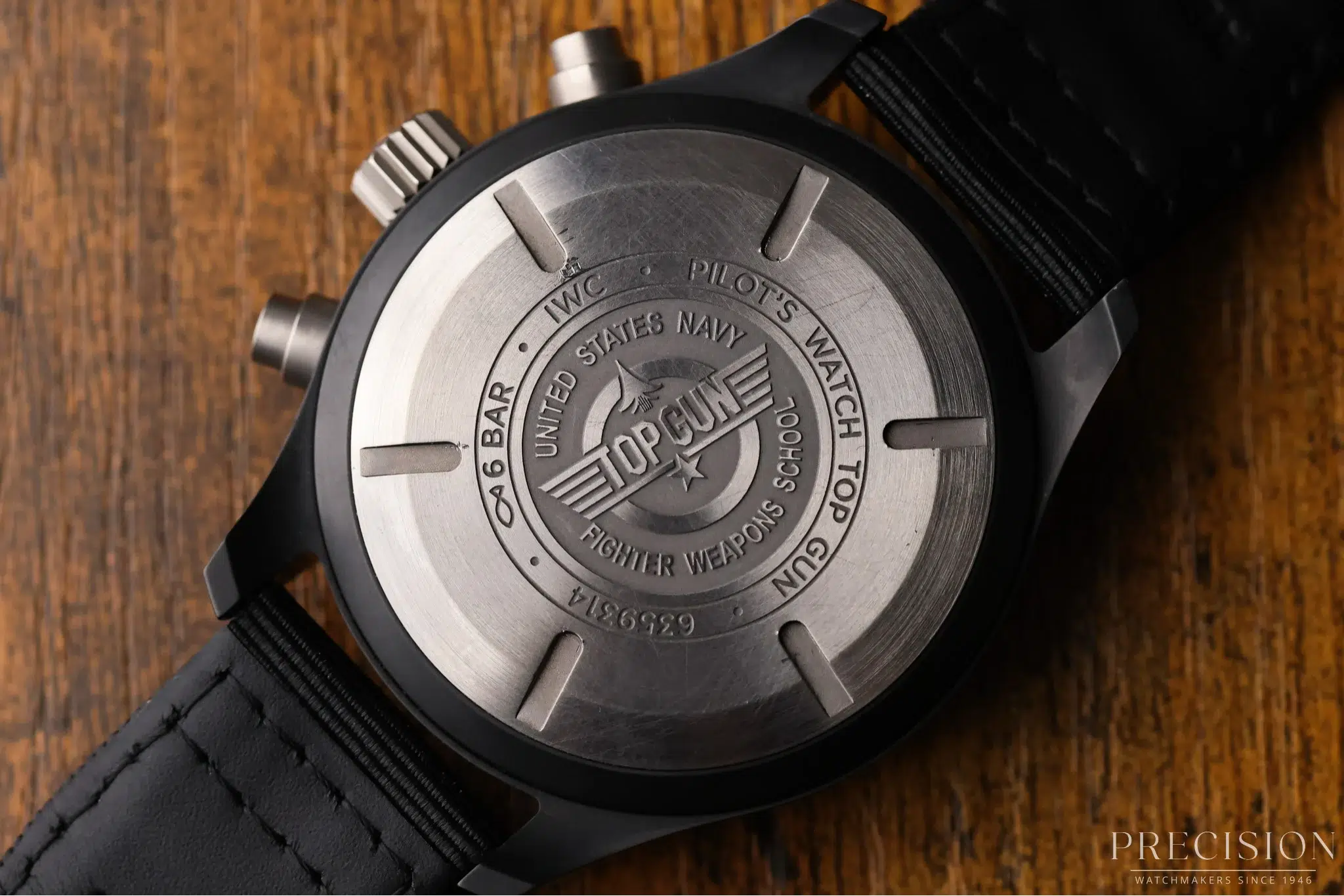 IWC Pilot's Watch TOP GUN IW389101 sapphire caseback