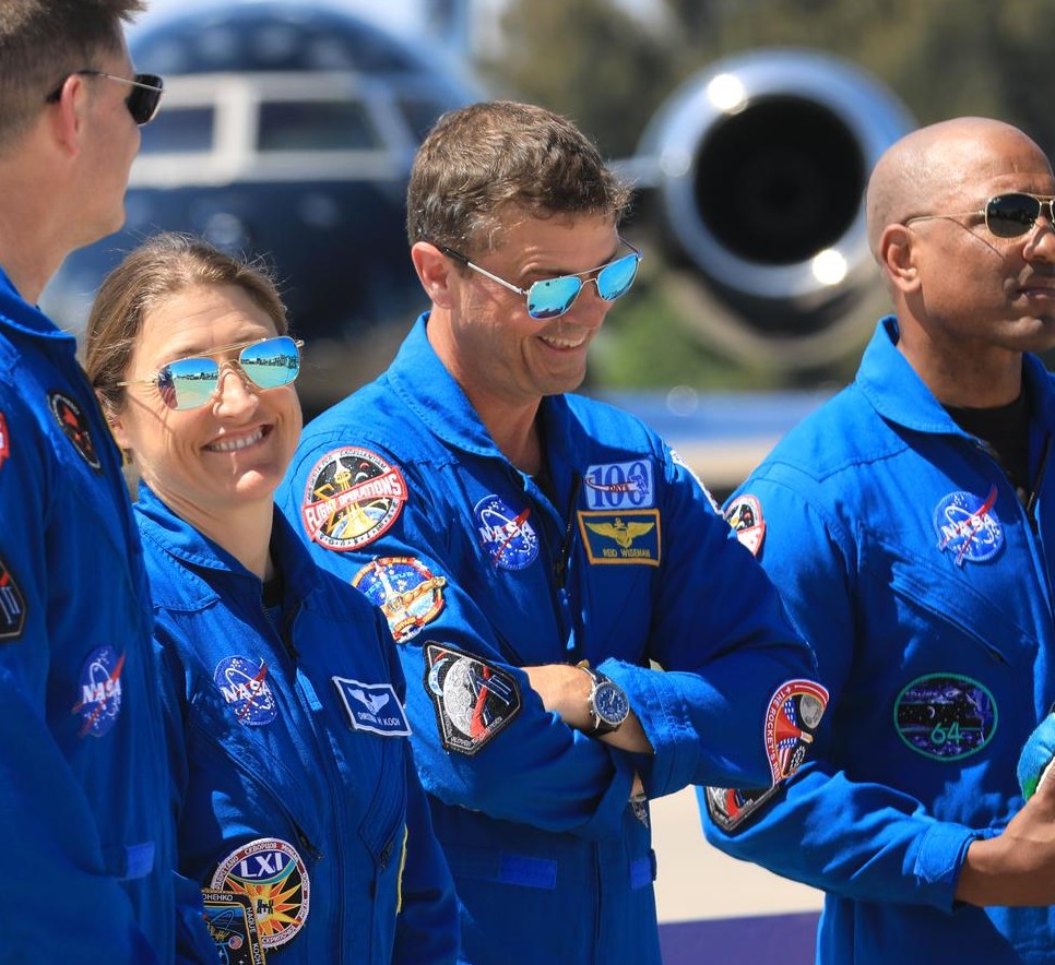 Nasa astronaut wearing Breitling