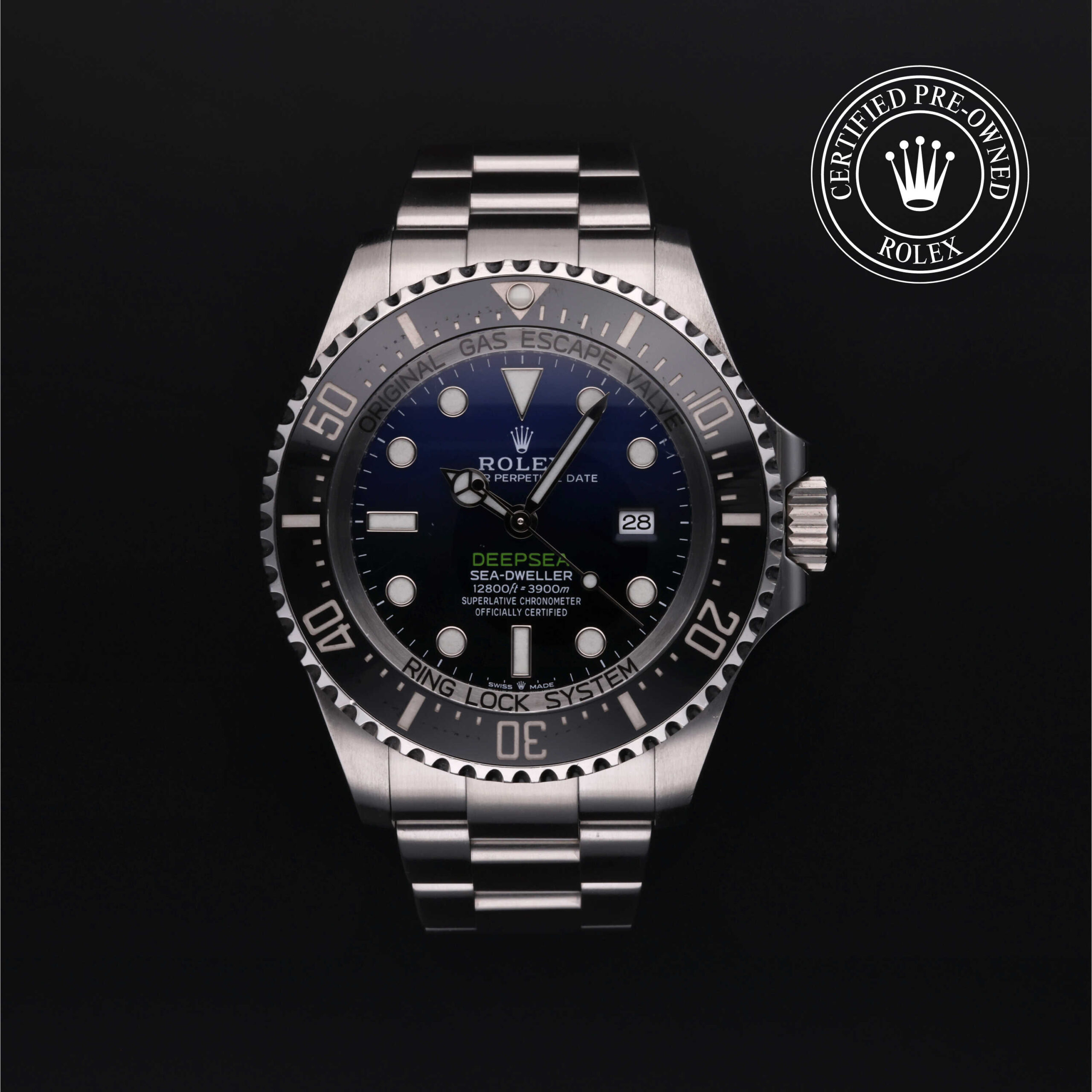 Rolex Deepsea 126660 D-Blue dial close-up