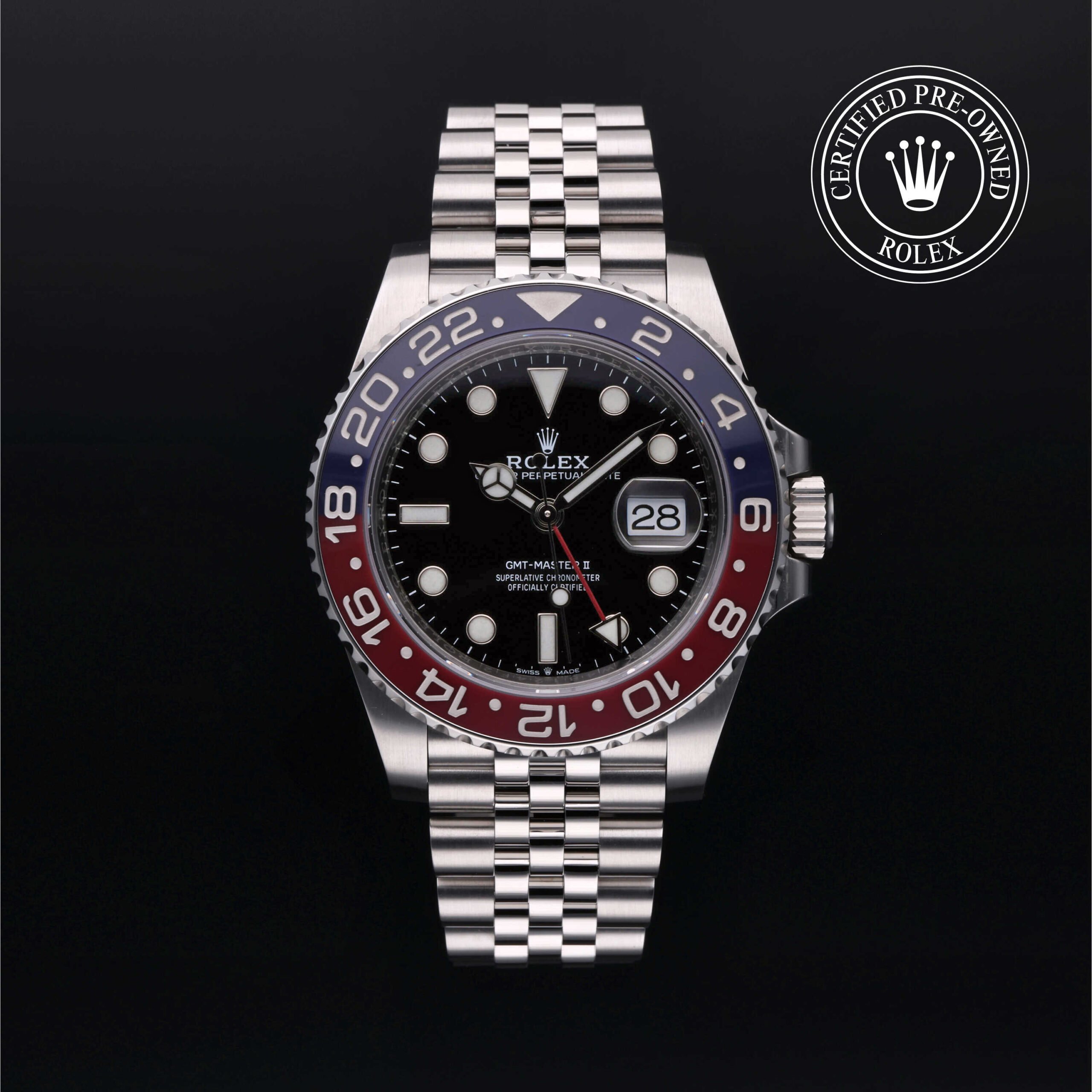 Rolex GMT-Master II 126710BLRO with Pepsi bezel and Jubilee bracelet