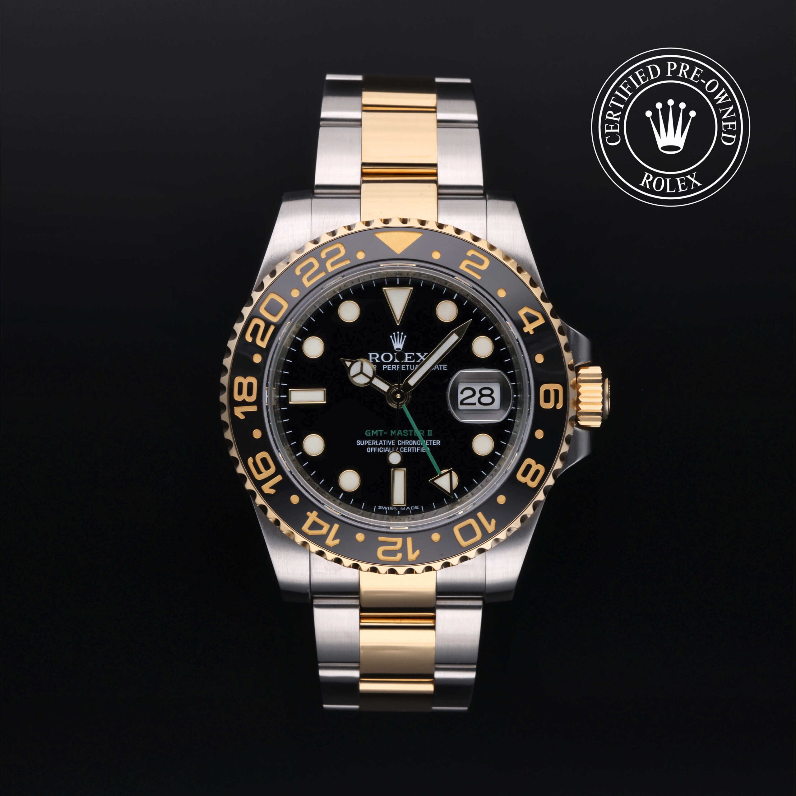 Rolex GMT-Master II 116713LN Two-Tone Yellow Rolesor 40mm