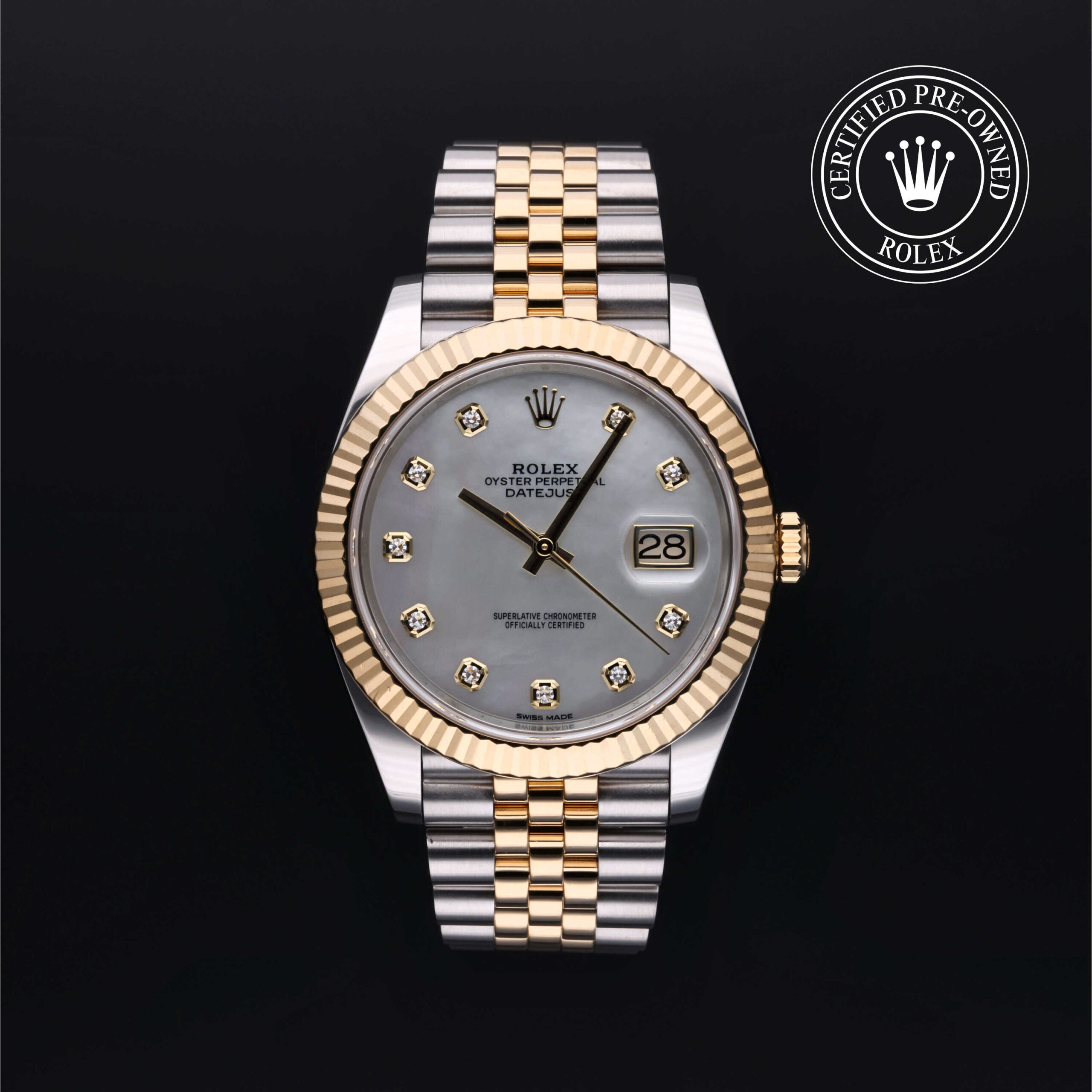 Rolex Datejust 41 126333 Mother of Pearl Diamond Dial