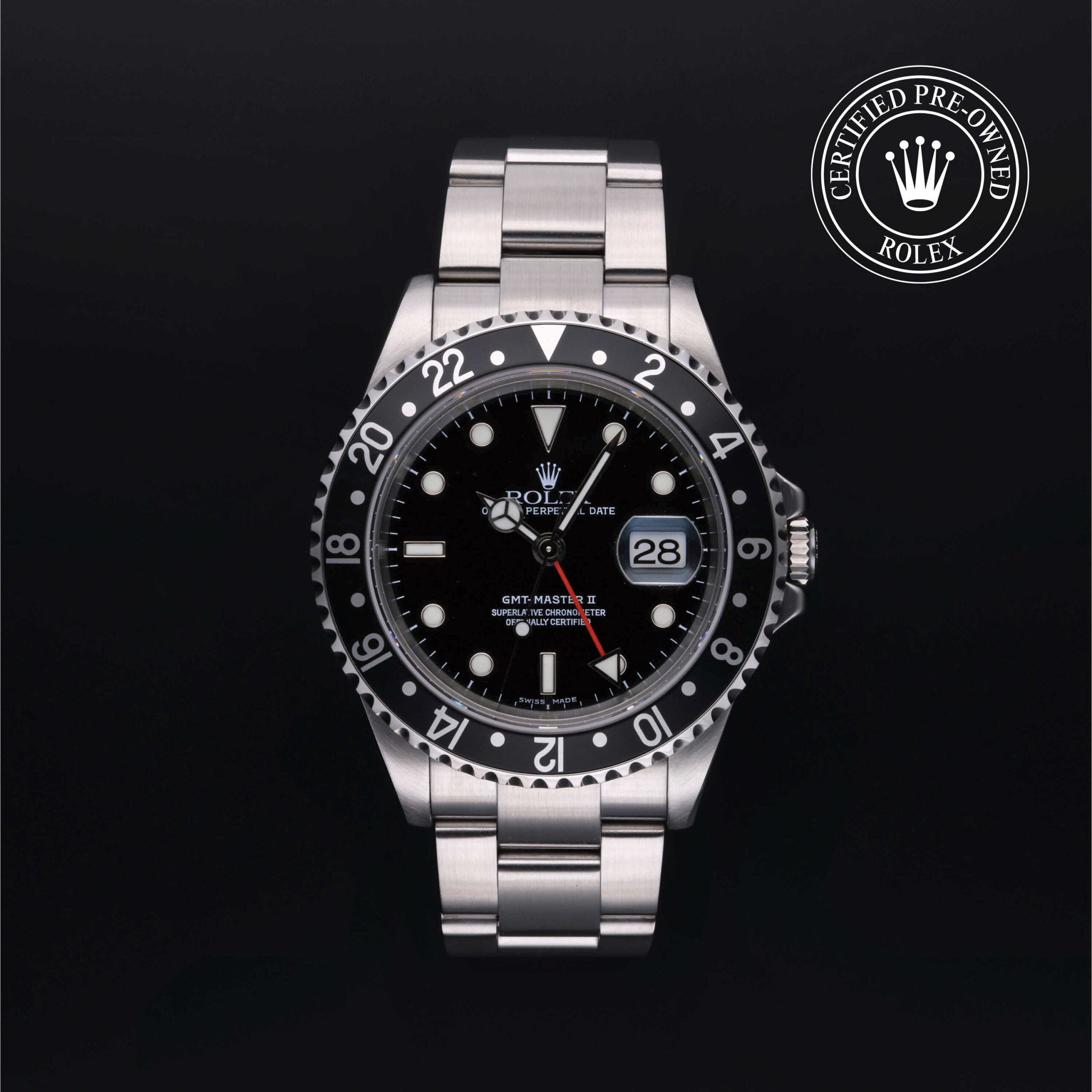 Rolex GMT-Master II 16710LN with black bezel
