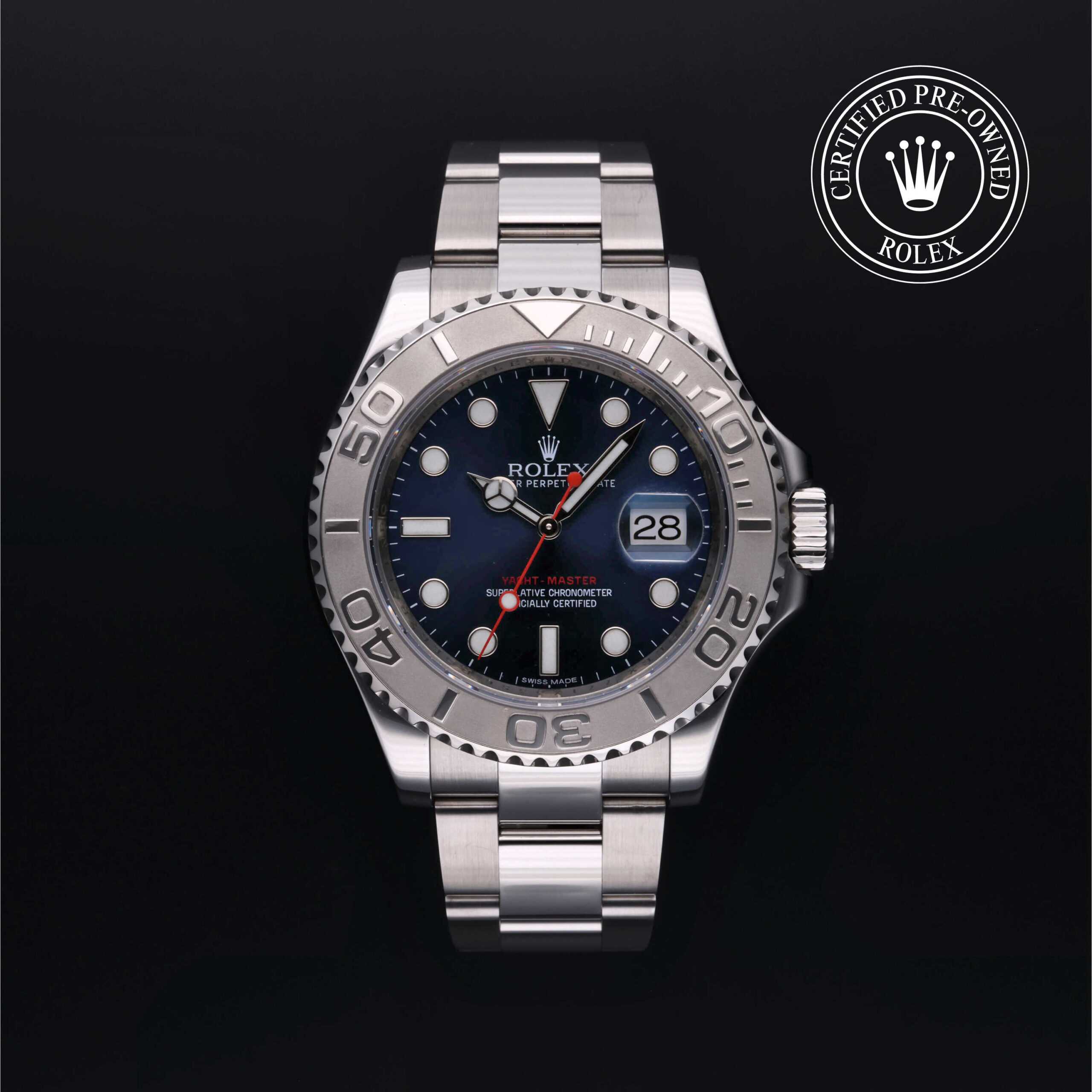 Rolex Yacht-Master 116622 Blue Dial with Rolesium Case