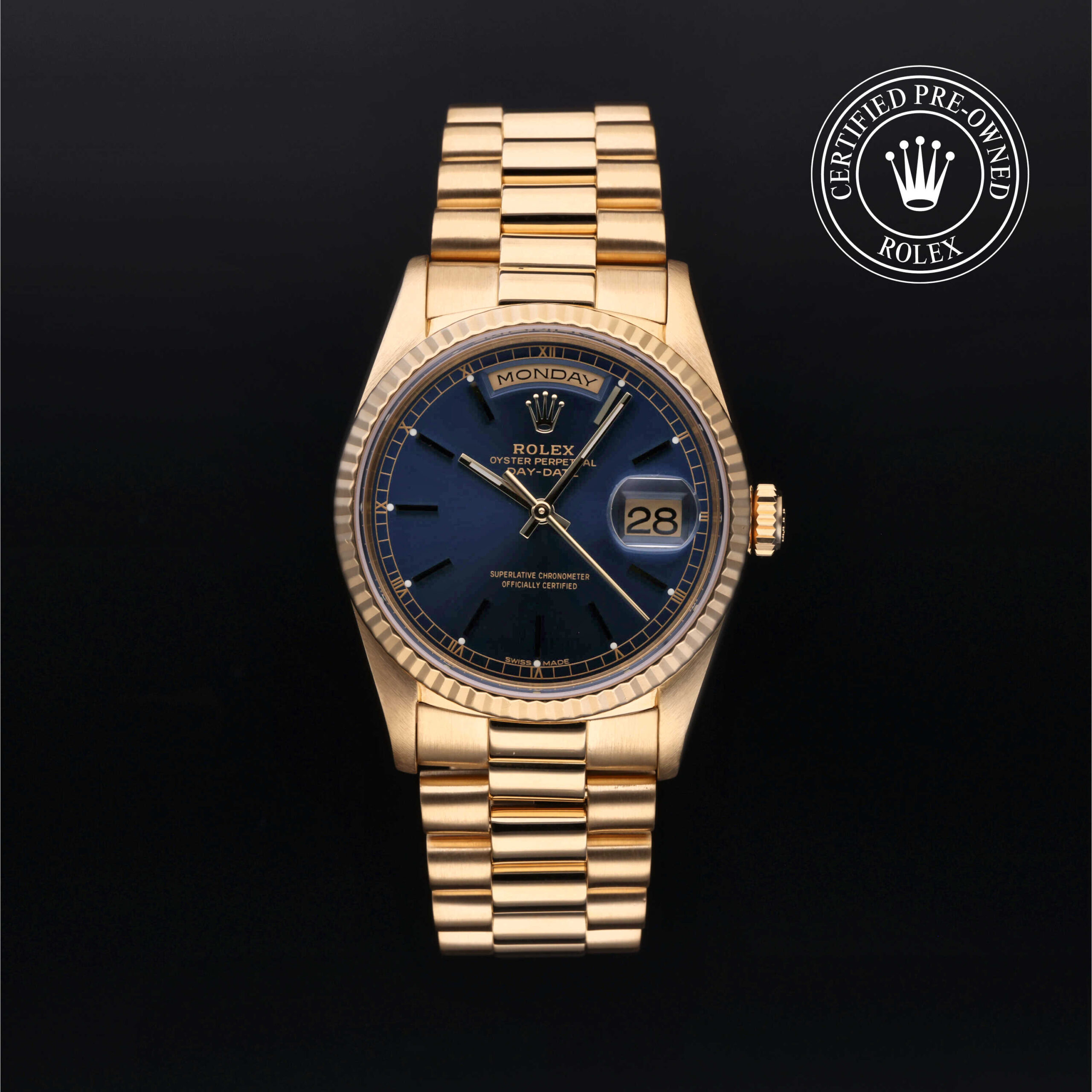 Rolex Day-Date 36 Ref. 18238 blue dial