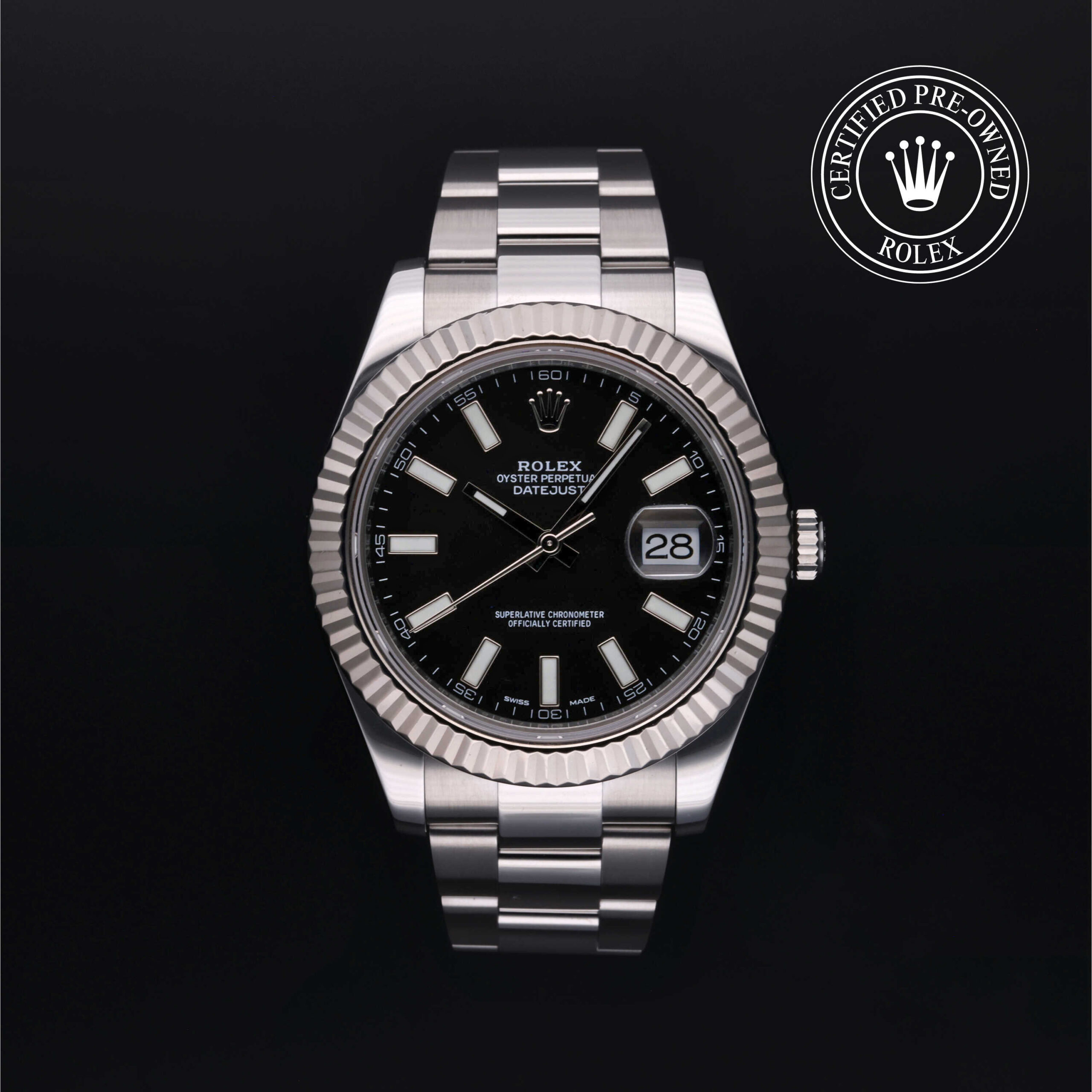 Rolex Datejust II 116334 black dial