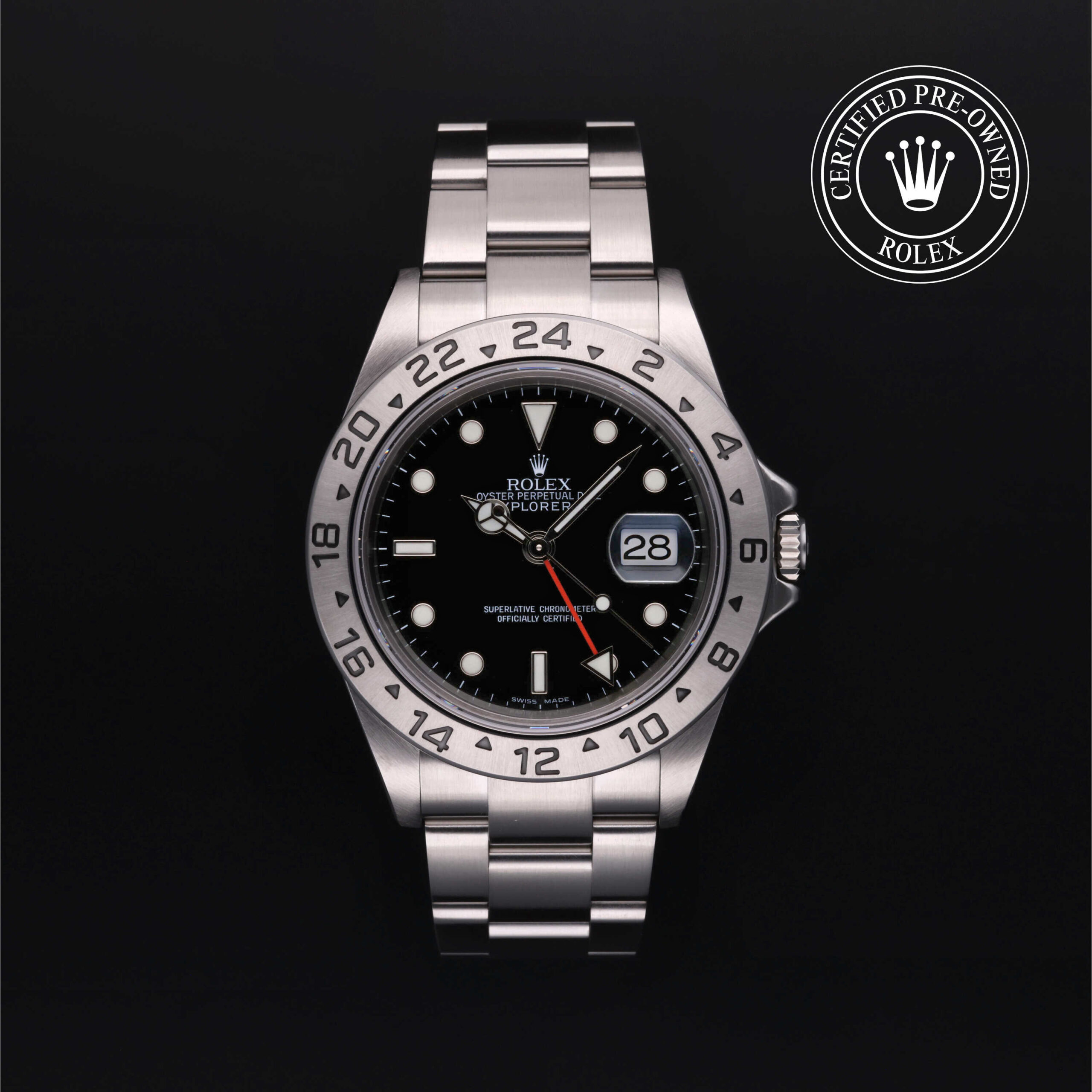 Rolex 16570 Certified Pre-Owned Explorer II – Black Dial