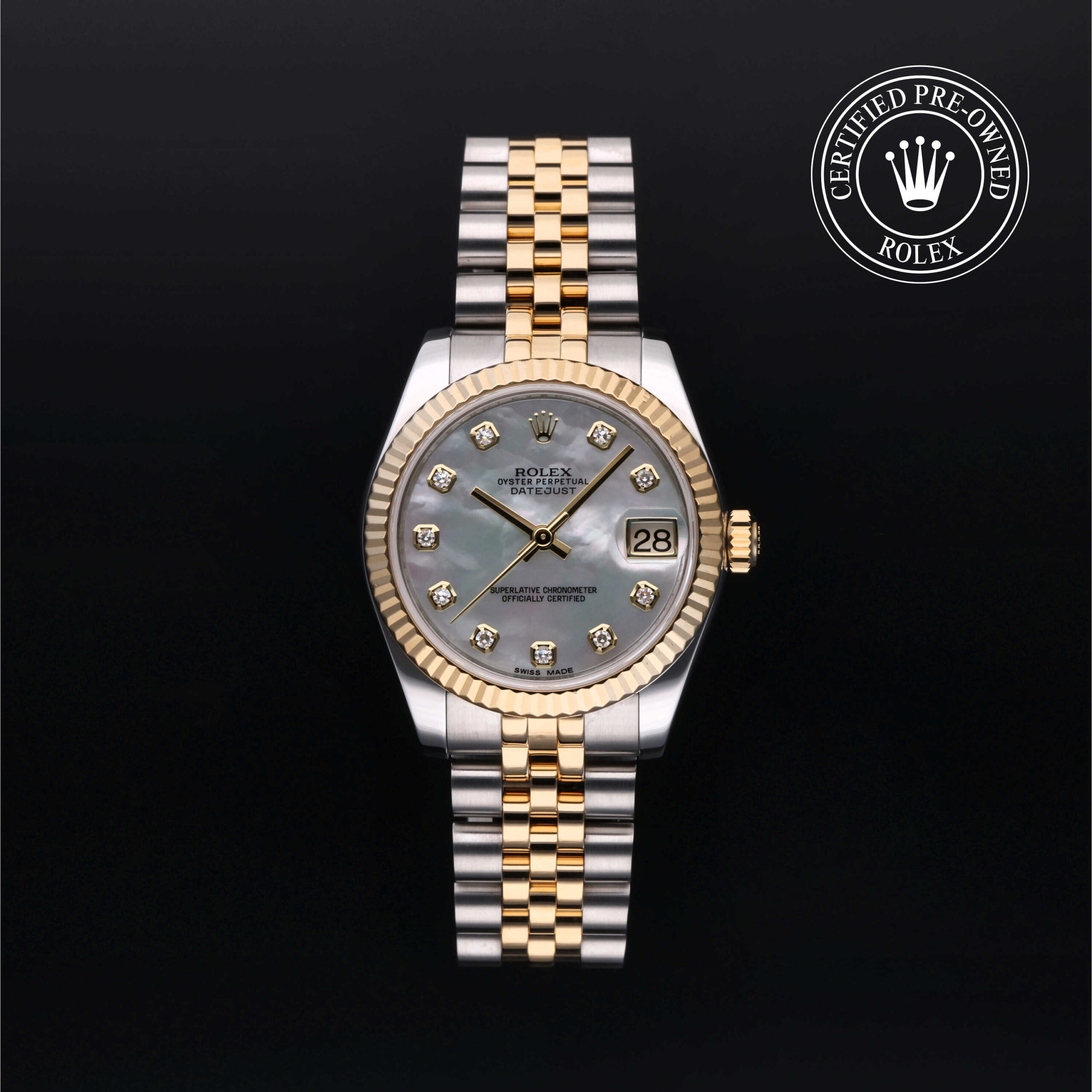 Rolex 178273 Datejust 31 Mother-of-Pearl Diamond Dial