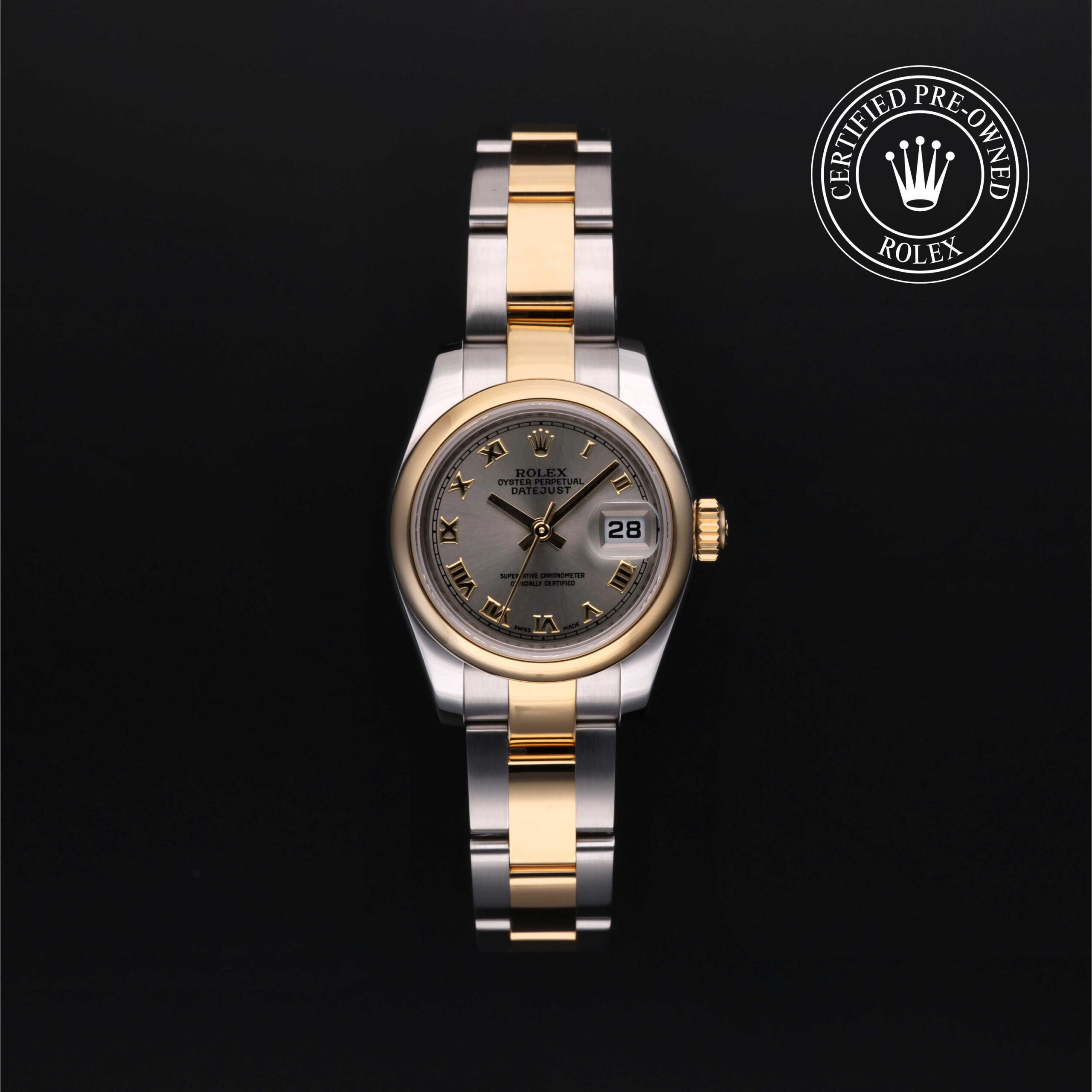 Rolex 179163 Lady-Datejust 26 Steel Roman Dial