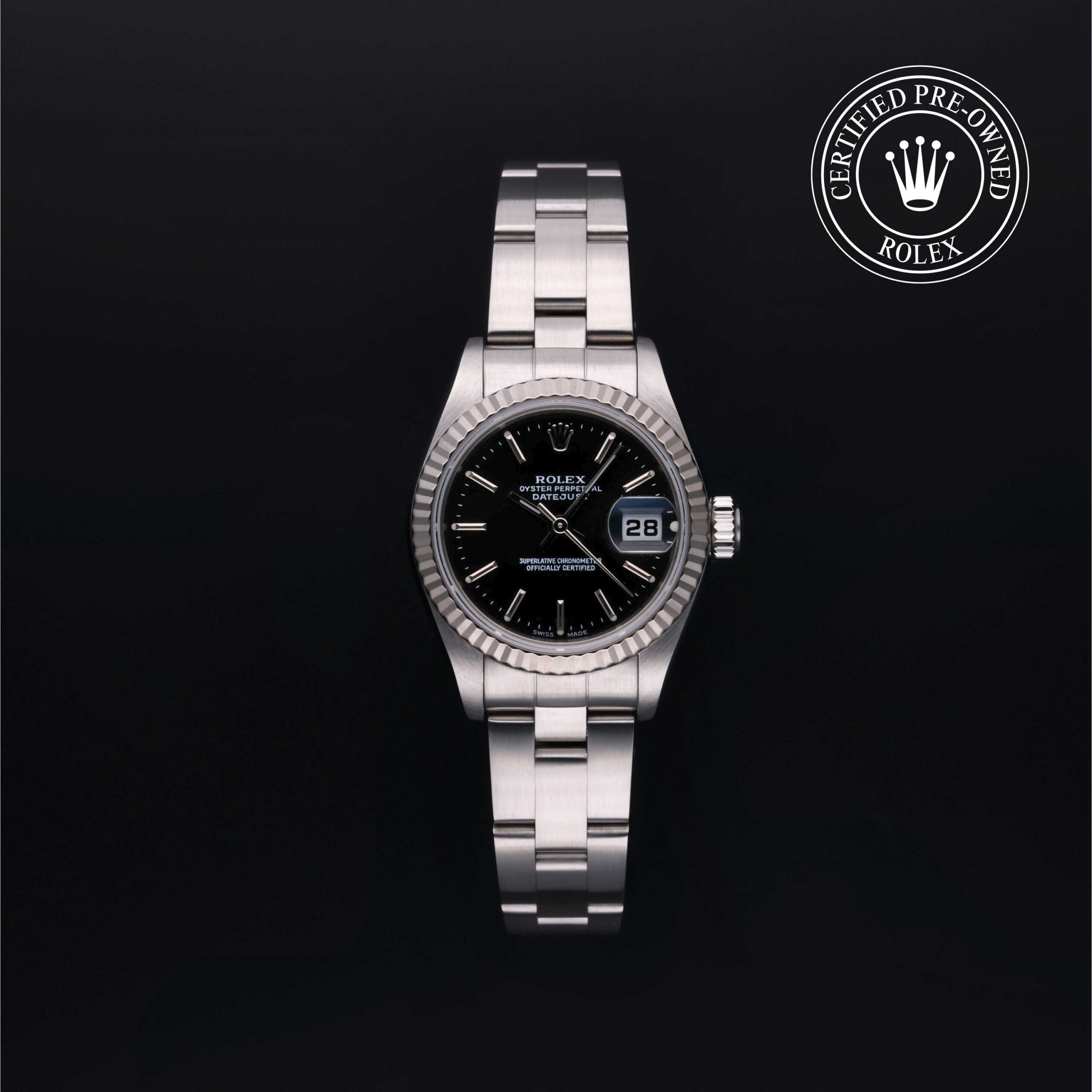 Rolex 79174 Lady-Datejust 26 Black Dial