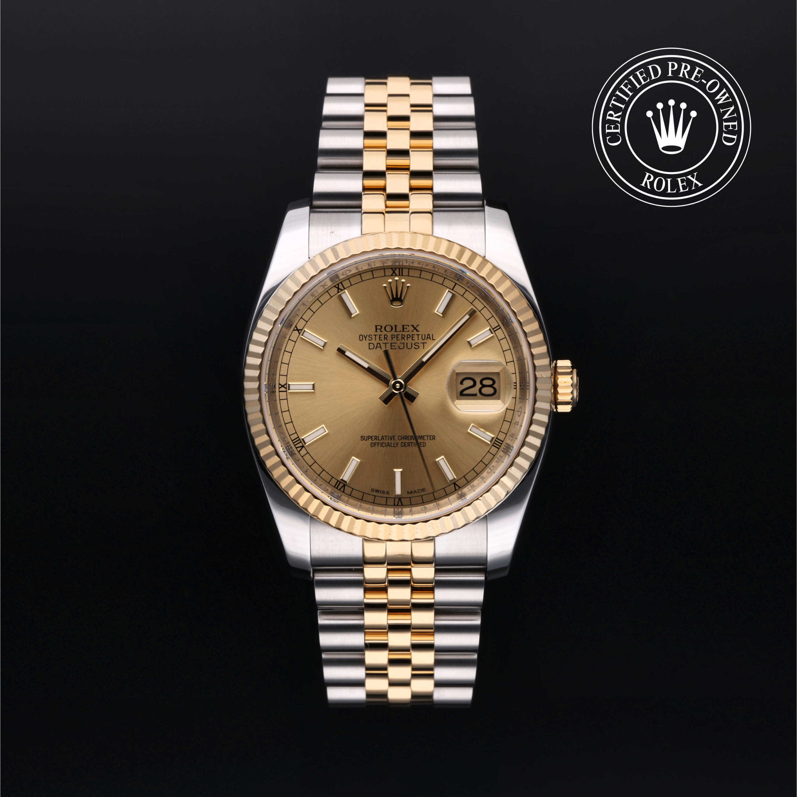 Rolex Datejust 116233 Certified Pre-Owned Front View