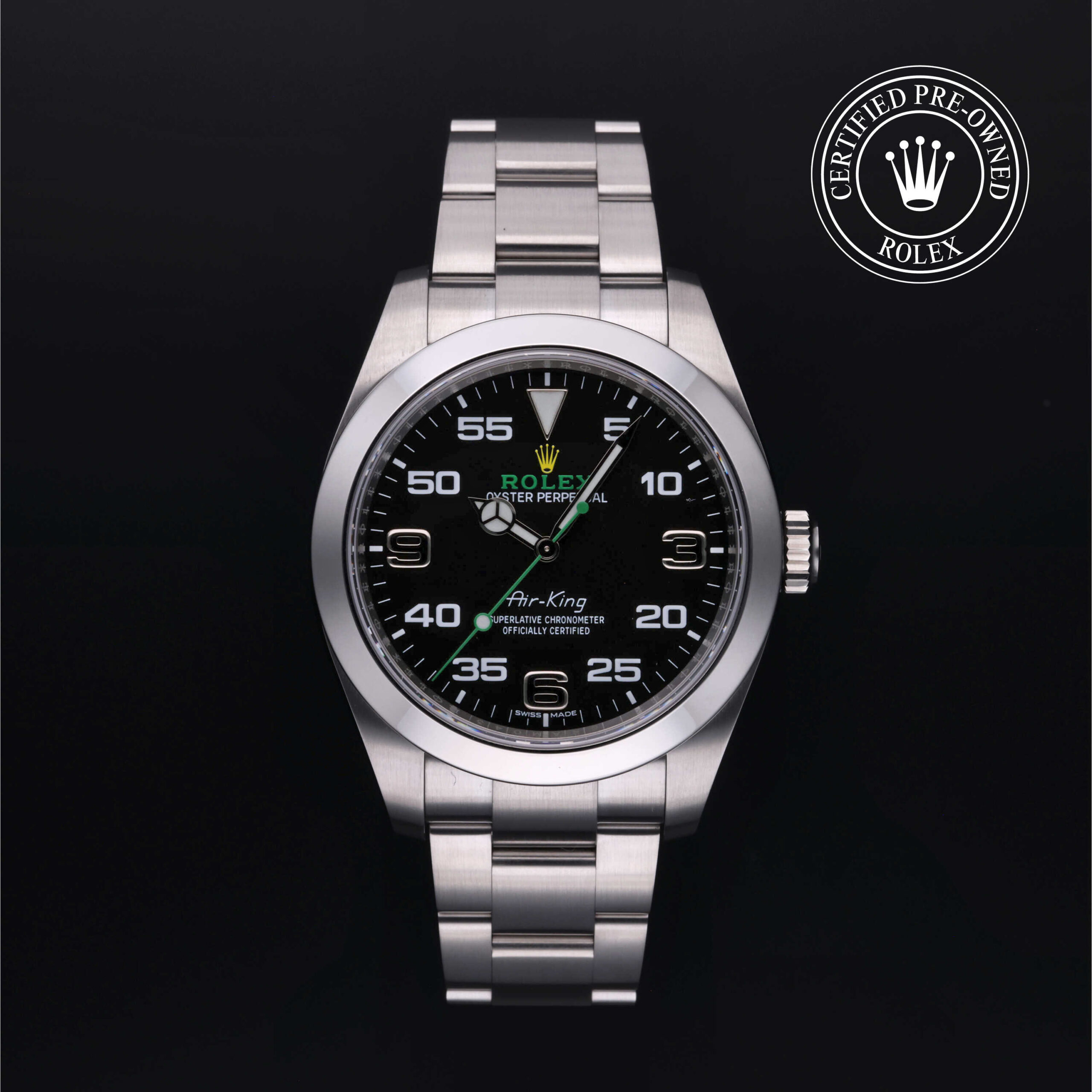 Rolex Air-King 116900 Black Dial Arabic Numerals Oystersteel