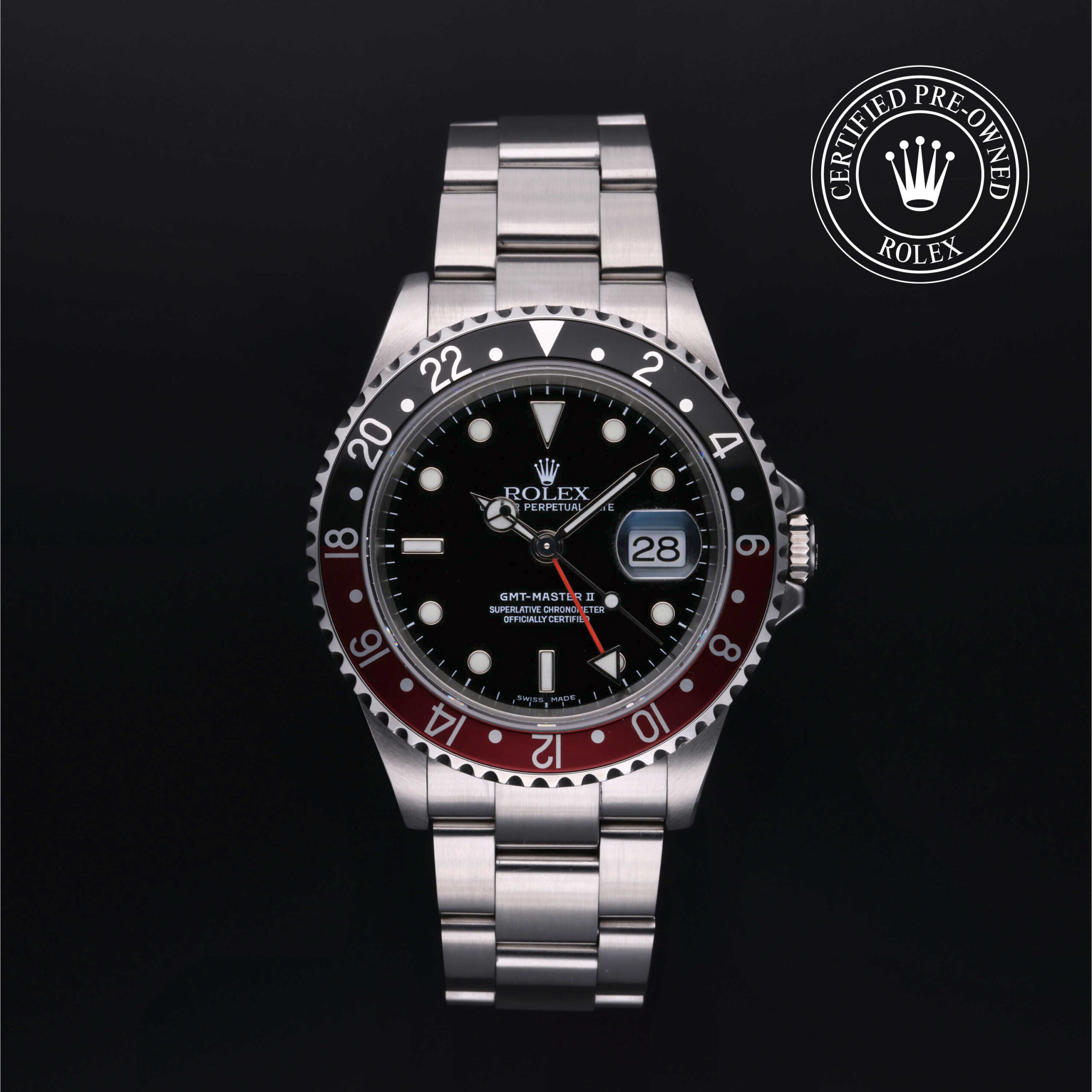 Rolex GMT-Master II 16710 Black Dial Oystersteel 40mm