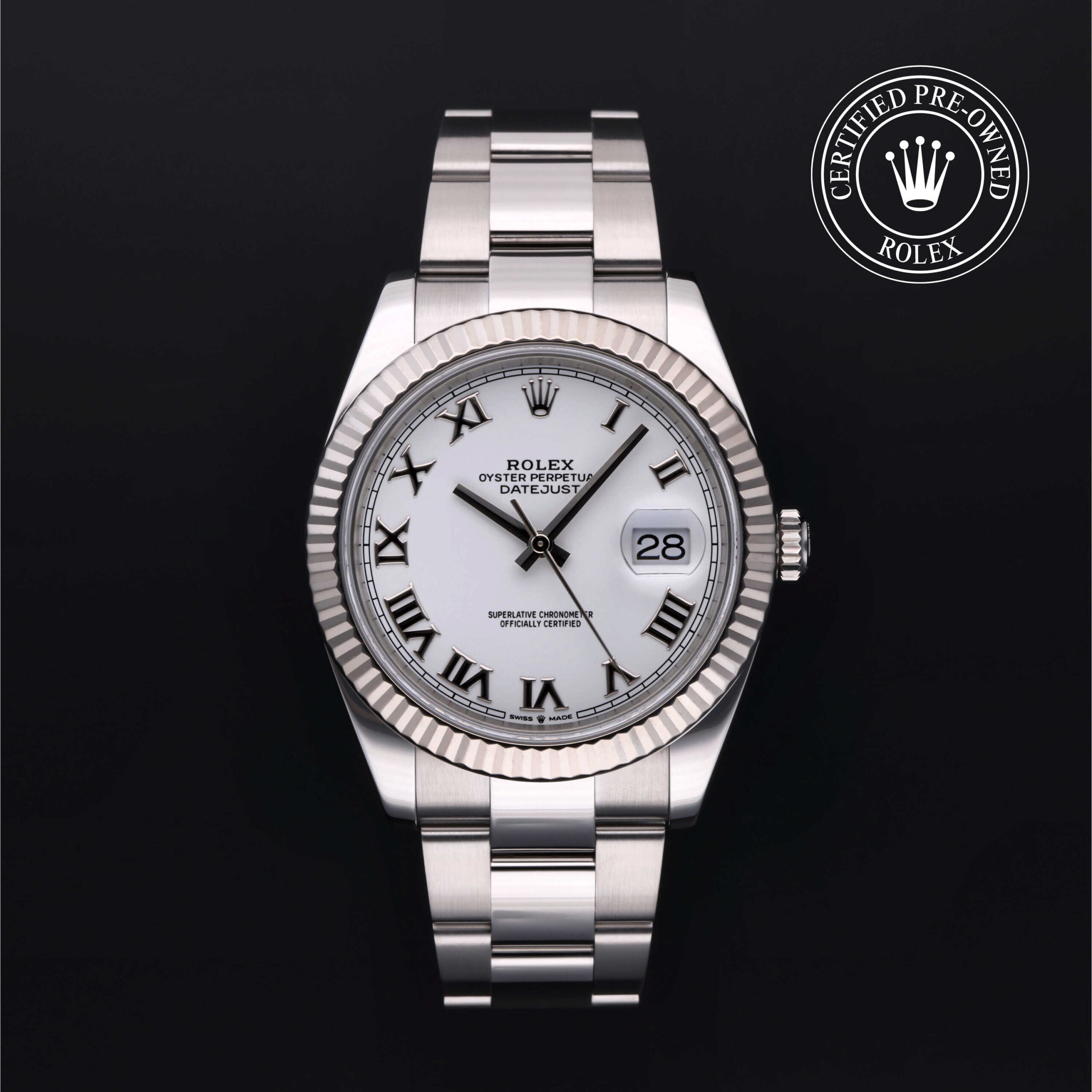 Rolex Datejust 41 126334 White Roman Dial Oyster Bracelet